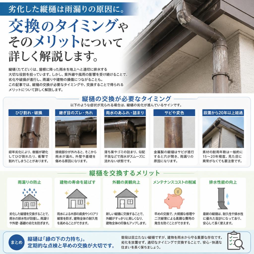 4. 縦樋交換の必要性