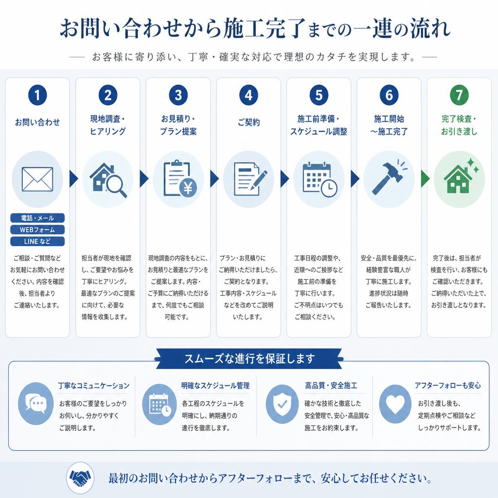 施工の流れ