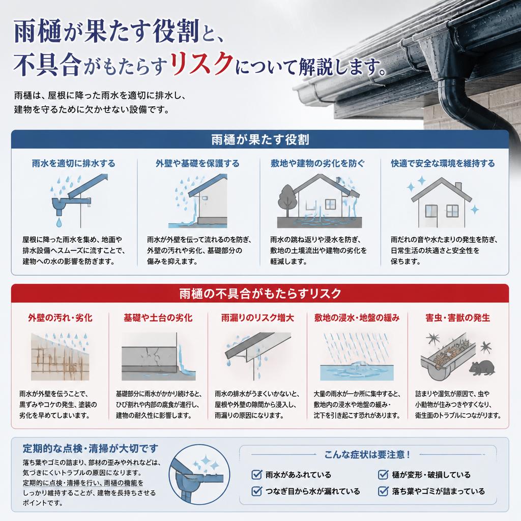 2. 雨樋工事の重要性とは？
