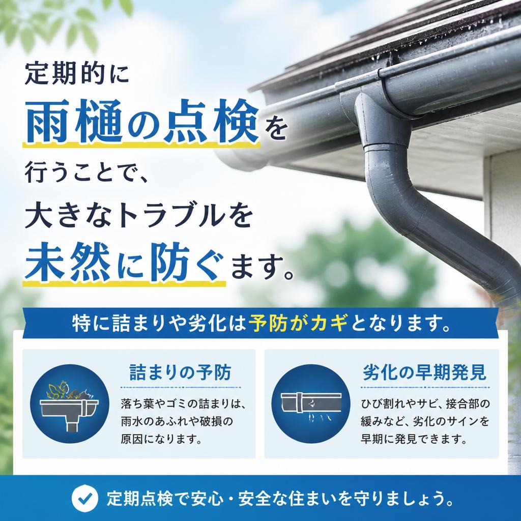 定期的な点検とお手入れの重要性