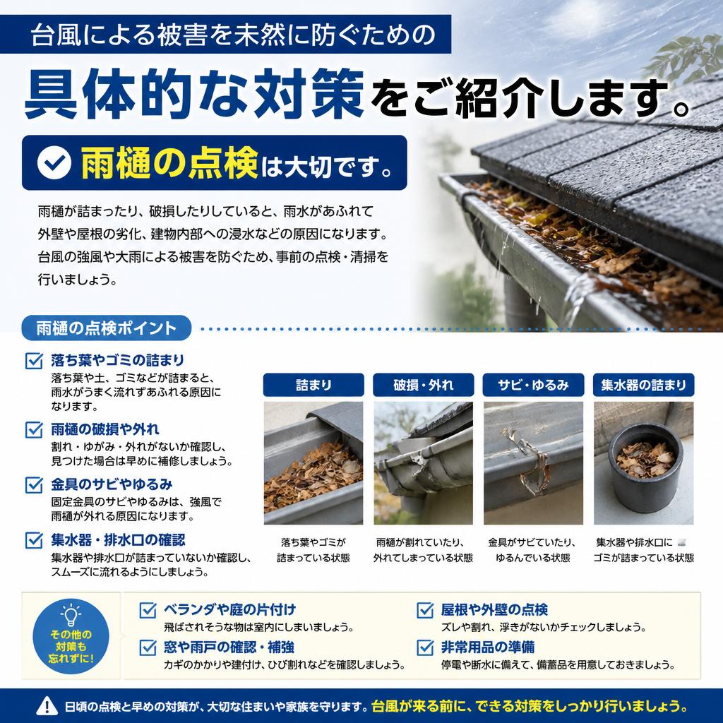 4. 台風対策の重要性