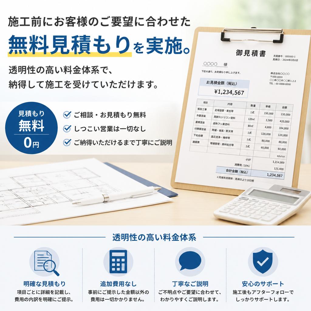 無料見積もりのご案内