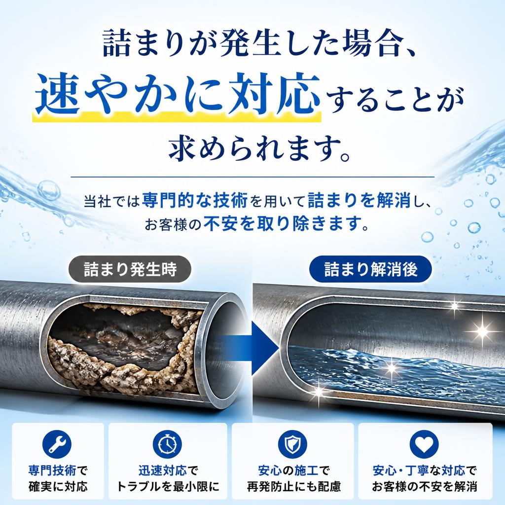 樋の詰まり解消法