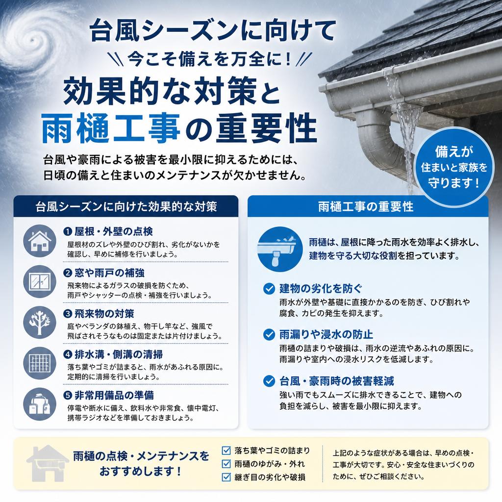 台風対策の必要性
