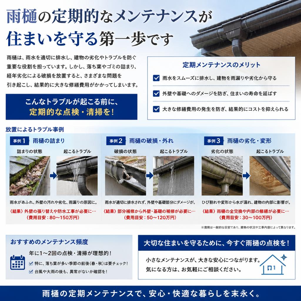 枚方市御殿山で雨樋工事は専門店にお任せください！