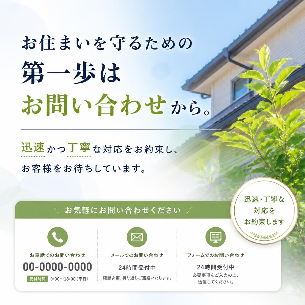 今すぐお問い合わせを！