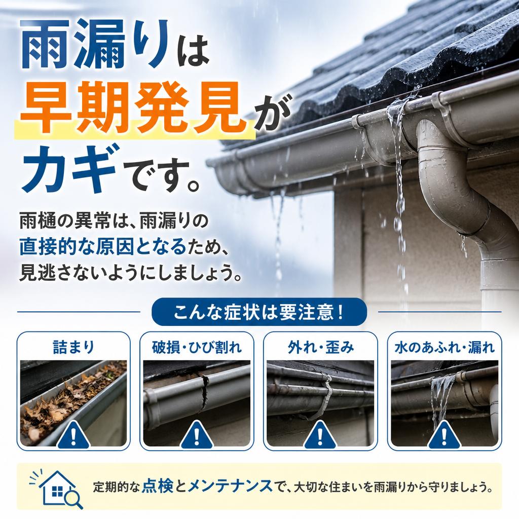 雨漏り修理のポイント