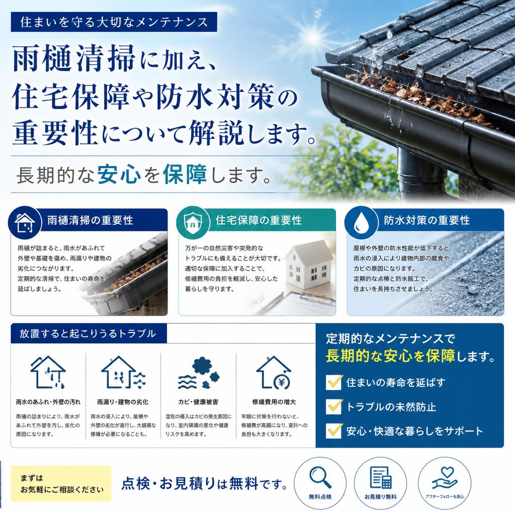 住宅保証と防水対策