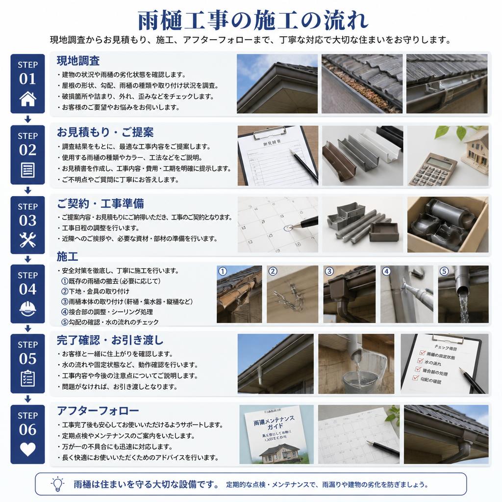 寝屋川市での雨樋工事は部分交換でコスパ施工！