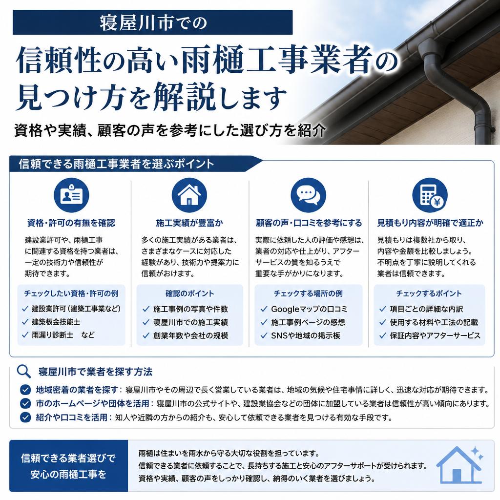 信頼できる業者とは？