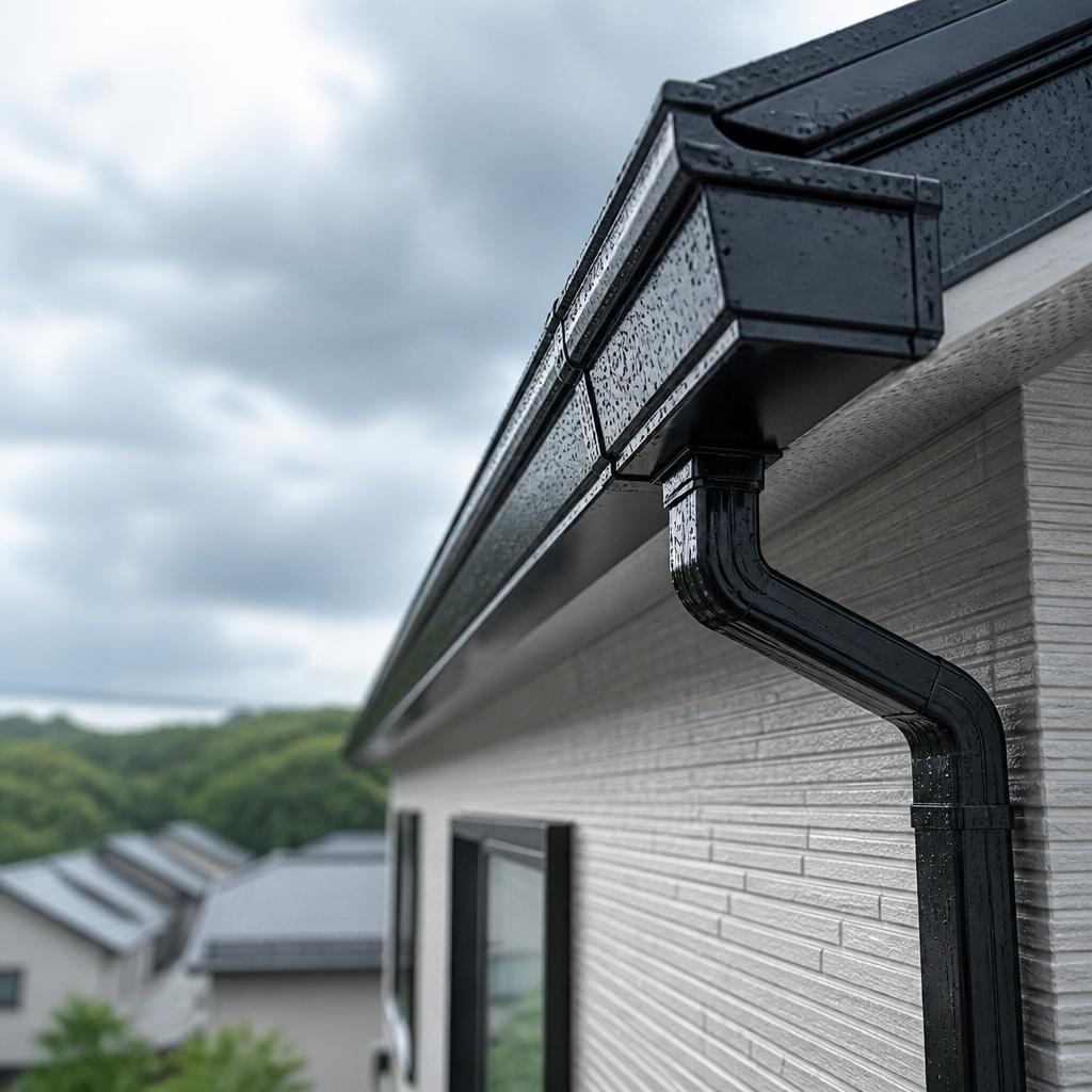 守口市で雨樋工事をするなら、足場なしでの新しい施工法で迅速対応！