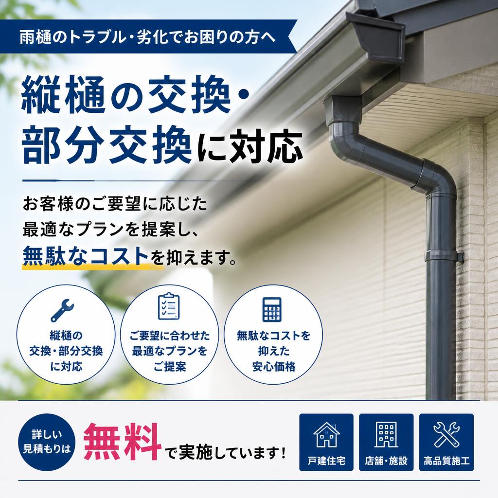雨樋工事のご提案